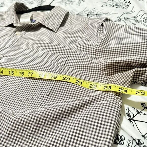 Patagonia Black and White Checkered Casual Button Down Shirt - Picture 7 of 9